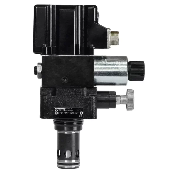 Parker Series RE*E*T Proportional Pressure Relief Valve with Onboard Electronics