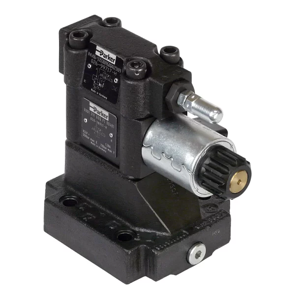 Parker Series R4V/R6V / R4V/R6V Proportional Pilot Operated Pressure Relief Valve, Subplate Mounting