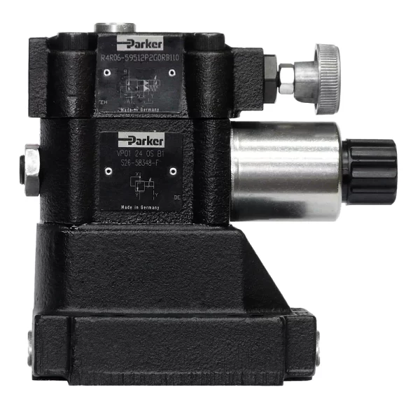 Parker Series R4R / R4R*P2 Pilot Operated Pressure Reducing Valve, Subplate Mounting