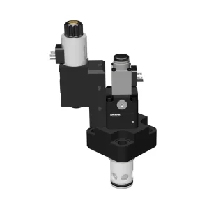 Parker Series TEA Proportional Throttle Valve with Shut-Off Valve