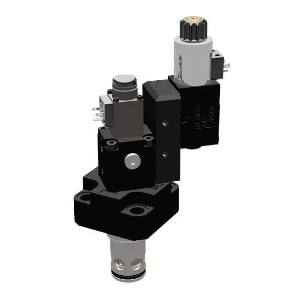 Parker Series TEA Proportional Throttle Valve with Shut-Off Valve